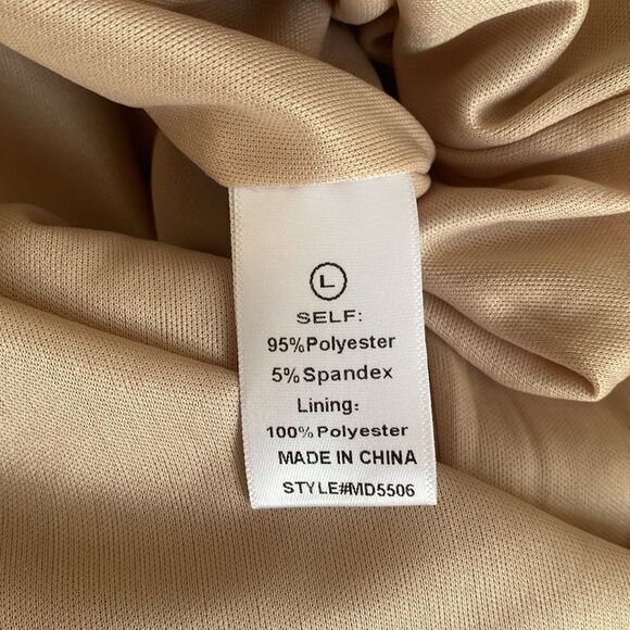 Donnee Par Dieu 'Scarlett' Gold Sequin Gown Size Large - Picture 12 of 15